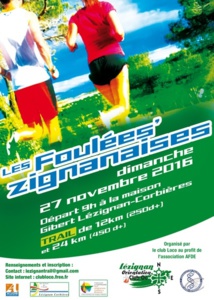 Les foulées'zignanaises >> 27 Novembre Les foulées'zignanaises >> 27 Novembre