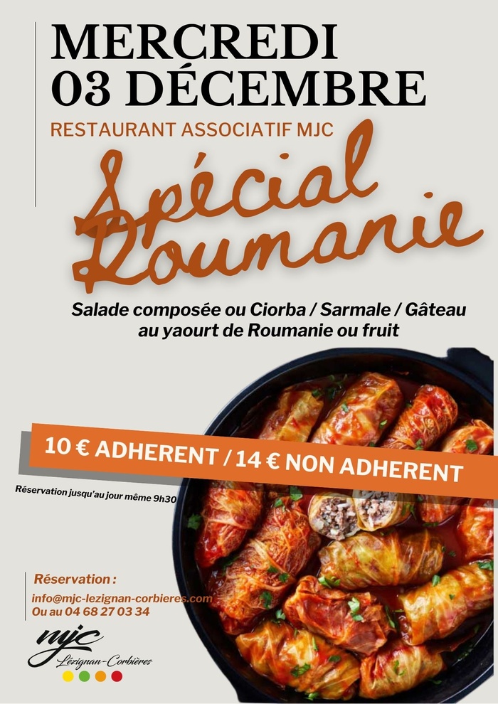 Menu de la semaine Menu de la semaine