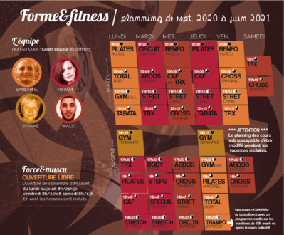 PÔLE FORME & MUSCU de la MJC à l'Athlétic Club (NOUVEAU) PÔLE FORME & MUSCU de la MJC à l'Athlétic Club (NOUVEAU)