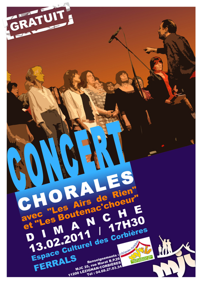 CONCERT DE CHORALES : 70 choristes !