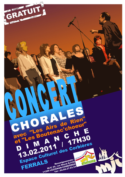 CONCERT DE CHORALES : 70 choristes ! CONCERT DE CHORALES : 70 choristes !