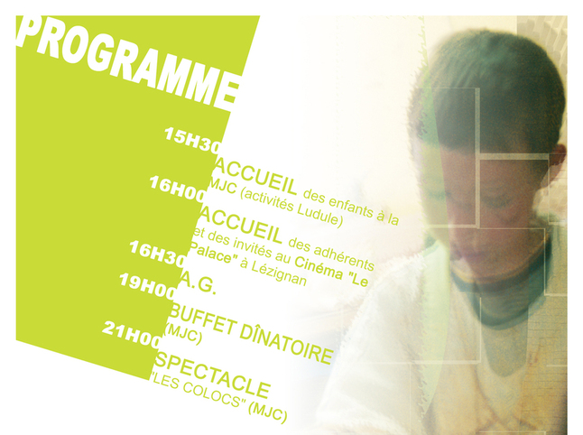 AU PROGRAMME AU PROGRAMME