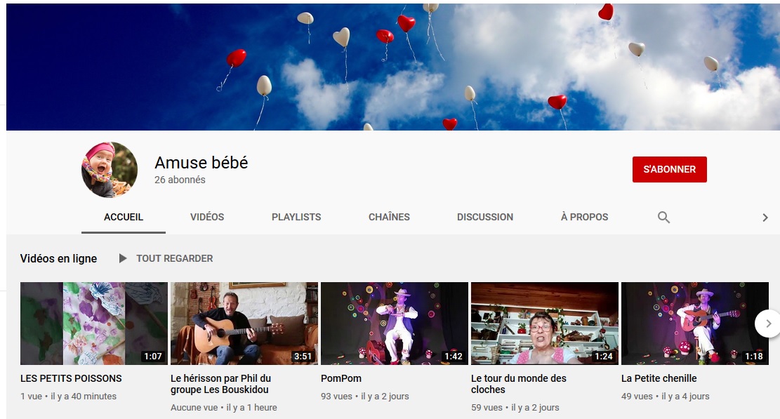 Amuse bébé - La chaîne youtube à l'usage récréatif des tout-petits Amuse bébé - La chaîne youtube à l'usage récréatif des tout-petits