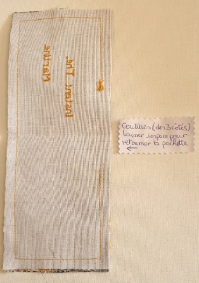 Tuto pochette à thé Tuto pochette à thé