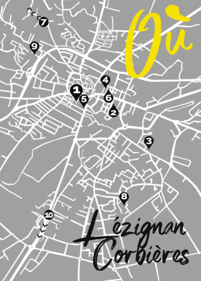Différents sites à Lézignan-Corbières Différents sites à Lézignan-Corbières