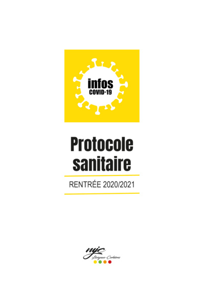 Protocole sanitaire pour la reprise des activités Protocole sanitaire pour la reprise des activités