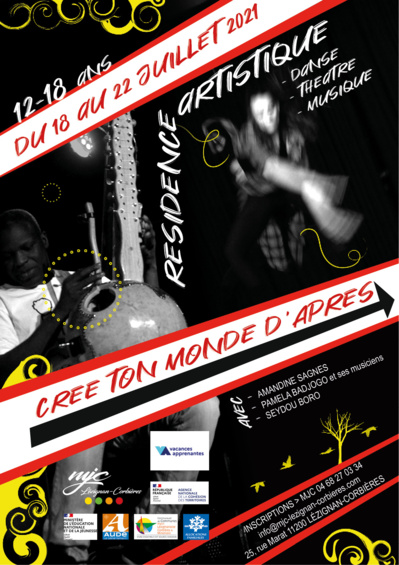 Tu as entre 12 et 18 ans ? Viens créer un spectacle du 18 au 22/07 Tu as entre 12 et 18 ans ? Viens créer un spectacle du 18 au 22/07