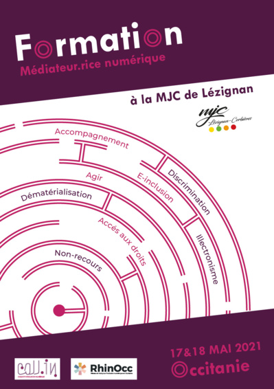 Formations autour de la  médiation numérique, mai et juin 2021