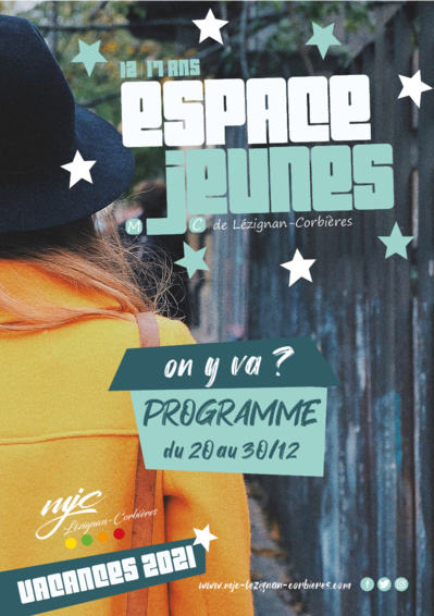 Espace Jeunes 12/17 ans >> programme vacances de décembre 2021