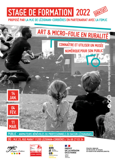 Art et Micro-Folie en ruralité, stage de formation gratuit début 2022 Art et Micro-Folie en ruralité, stage de formation gratuit début 2022