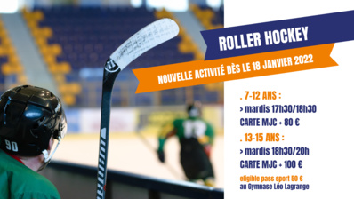 Nouvelle activité Roller Hockey, dés le 18/01 Nouvelle activité Roller Hockey, dés le 18/01