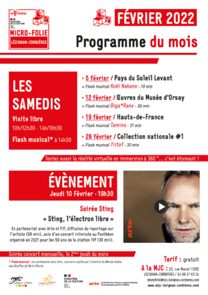 Programme février 2022