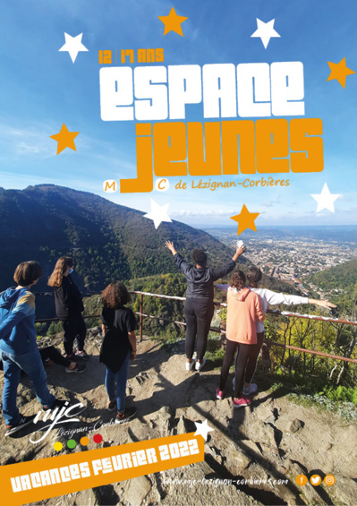 Espace Jeunes 12/17 ans >> programme vacances d'hiver 2022 Espace Jeunes 12/17 ans >> programme vacances d'hiver 2022