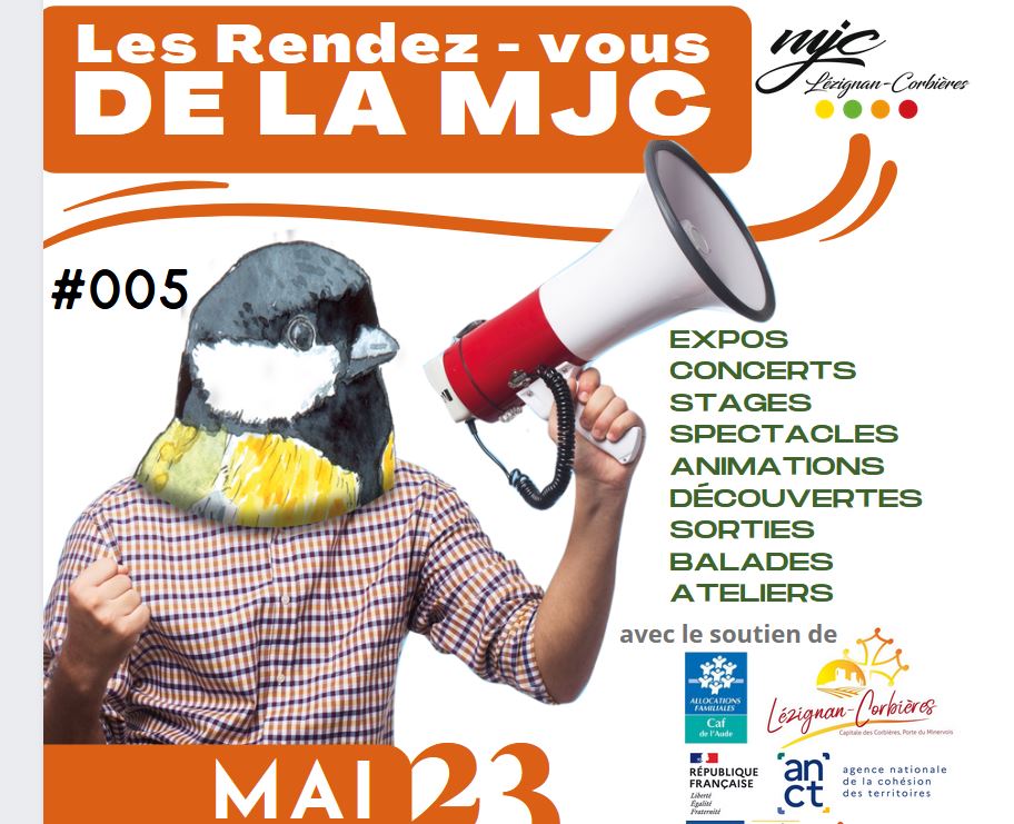 Les Rendez-Vous de la MJC en MAI 2023 Les Rendez-Vous de la MJC en MAI 2023