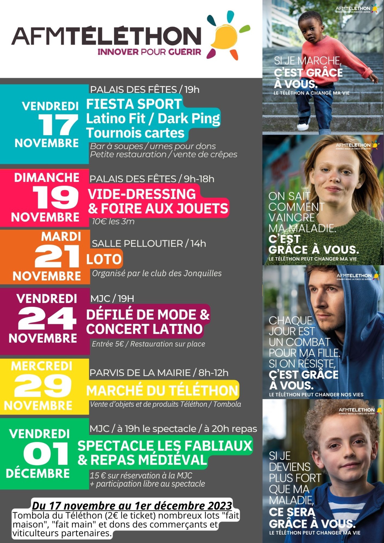 Les Rendez-Vous de la MJC de septembre à novembre 2023