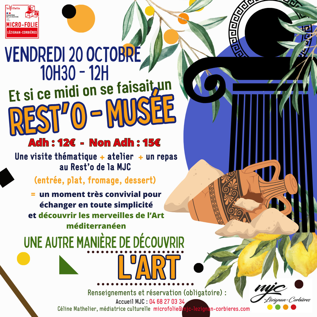 Ce midi, on se fait un Rest'O-Musée ? Ce midi, on se fait un Rest'O-Musée ?