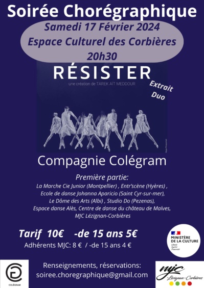 Soirée Chorégraphique "Résister" Soirée Chorégraphique "Résister"