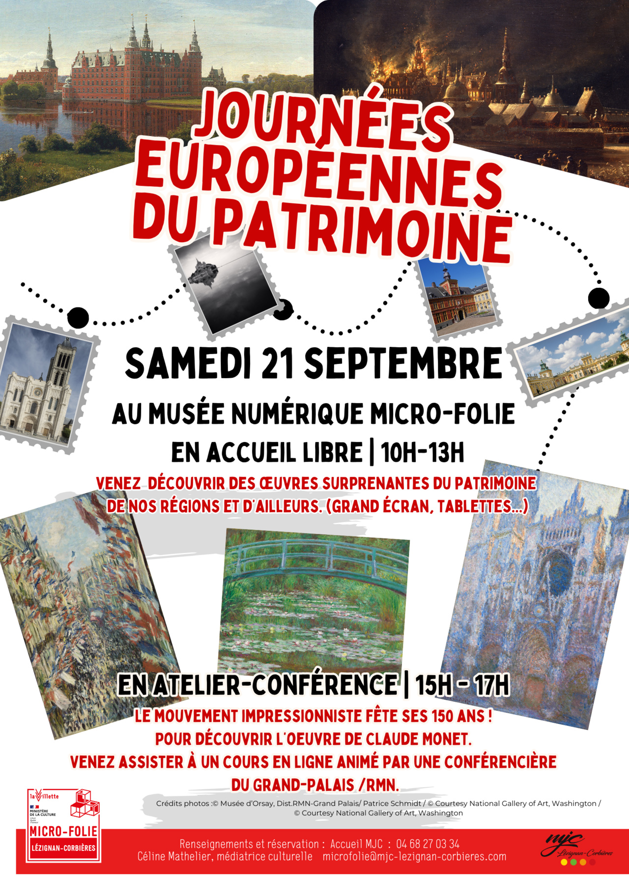 Journée européenne du Patrimoine au Musée numérique Micro-Folie Journée européenne du Patrimoine au Musée numérique Micro-Folie