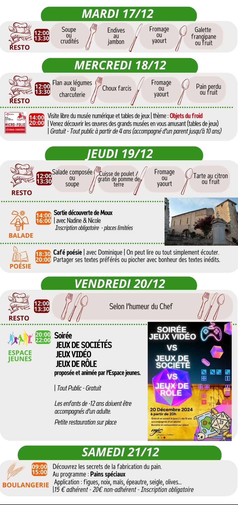 LES RENDEZ-VOUS DE LA MJC | Décembre 2024 LES RENDEZ-VOUS DE LA MJC | Décembre 2024