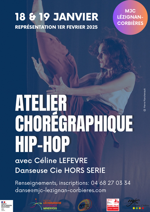 Atelier chorégraphique Hip-Hop... quelques places disponibles ! Atelier chorégraphique Hip-Hop... quelques places disponibles !