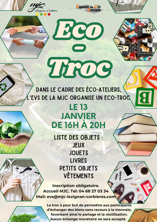 1er ECO-TROC à la MJC 1er ECO-TROC à la MJC