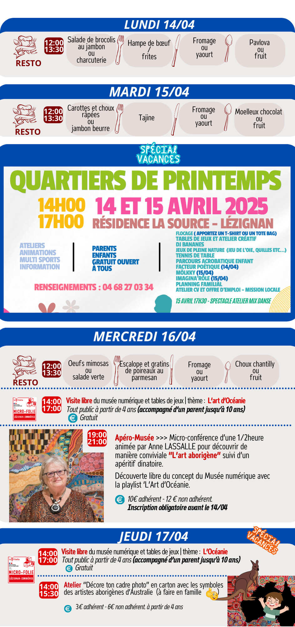 LES RENDEZ-VOUS DE LA MJC | Avril 2025 LES RENDEZ-VOUS DE LA MJC | Avril 2025