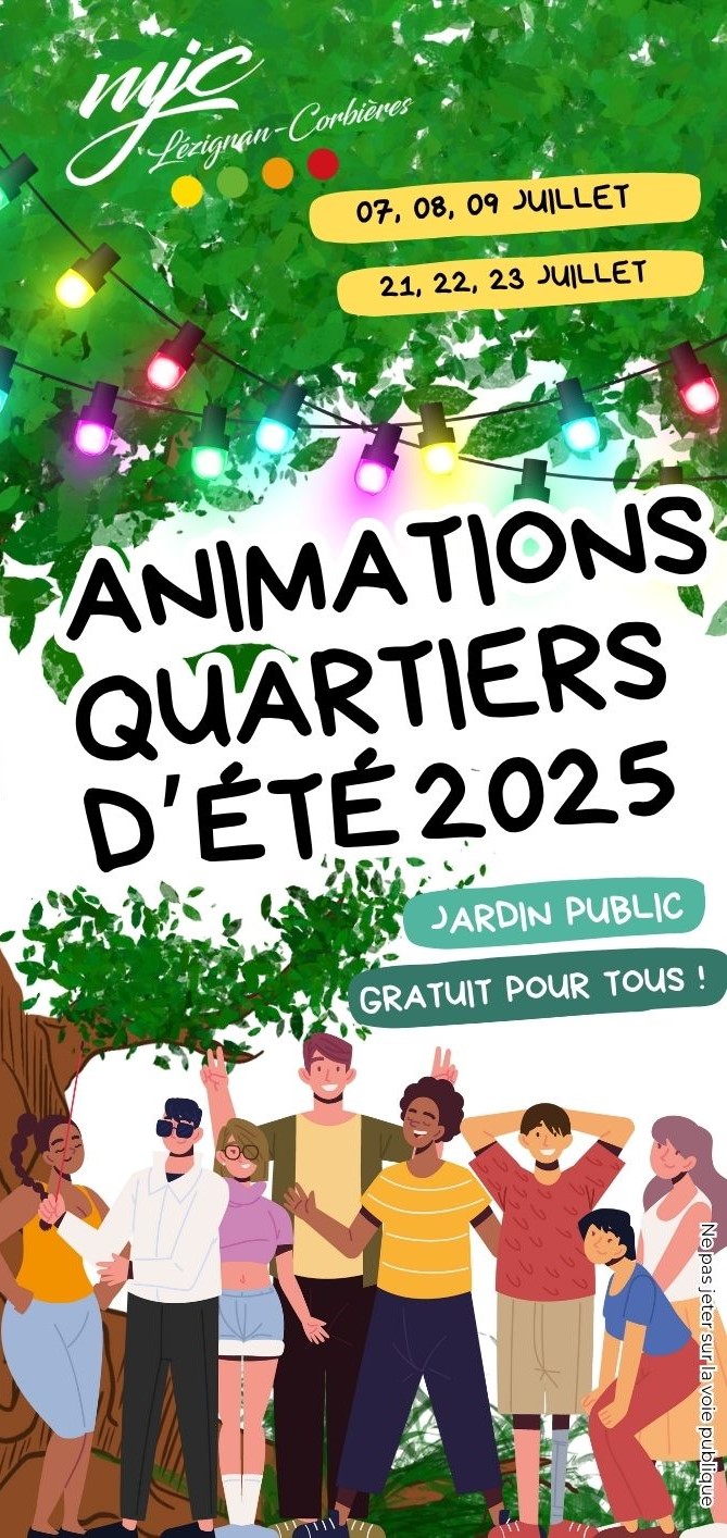 La MJC prend ses Quartiers d'été ! La MJC prend ses Quartiers d'été !