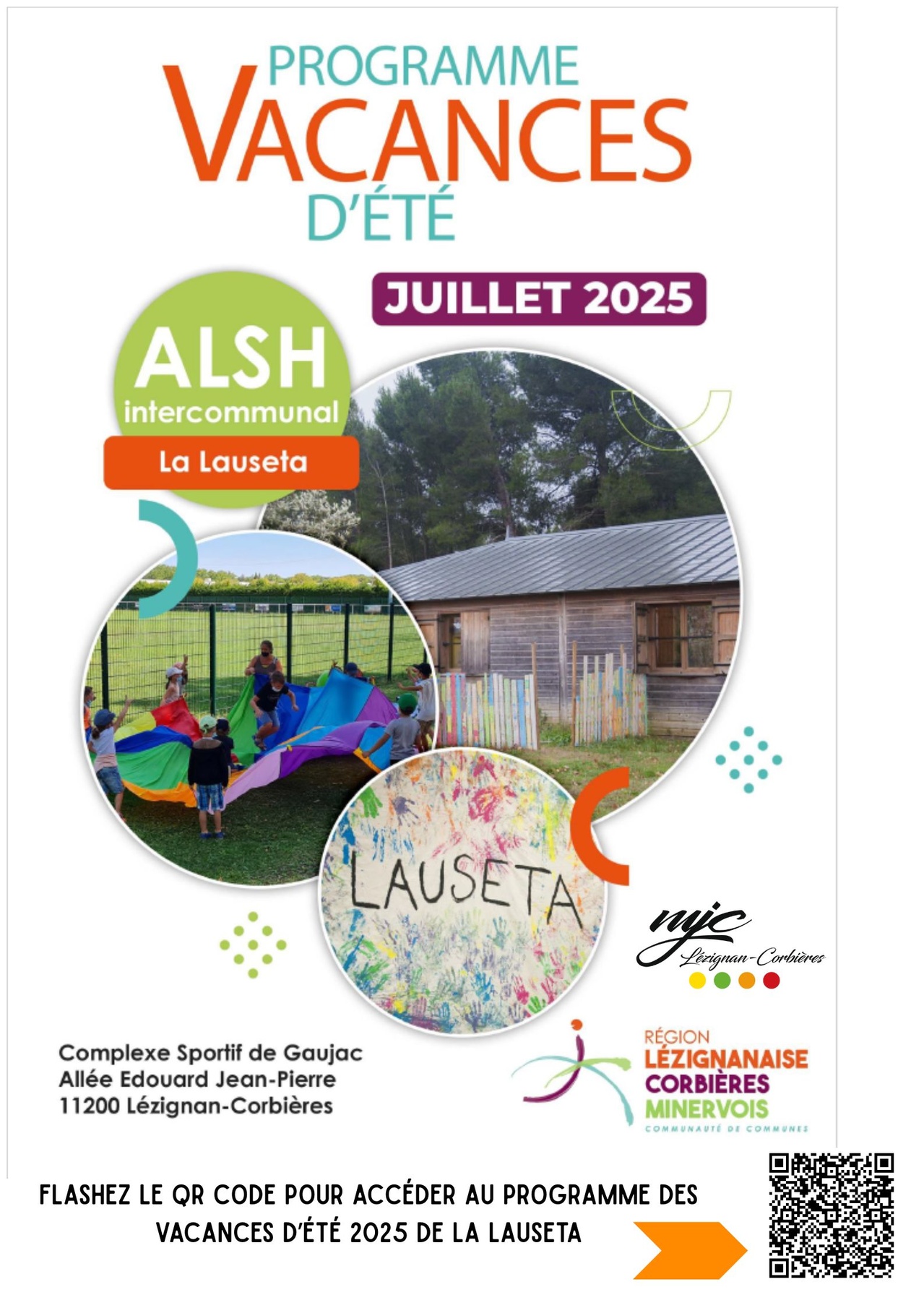 Programme été 2025 Centre de Loisirs La Lauseta