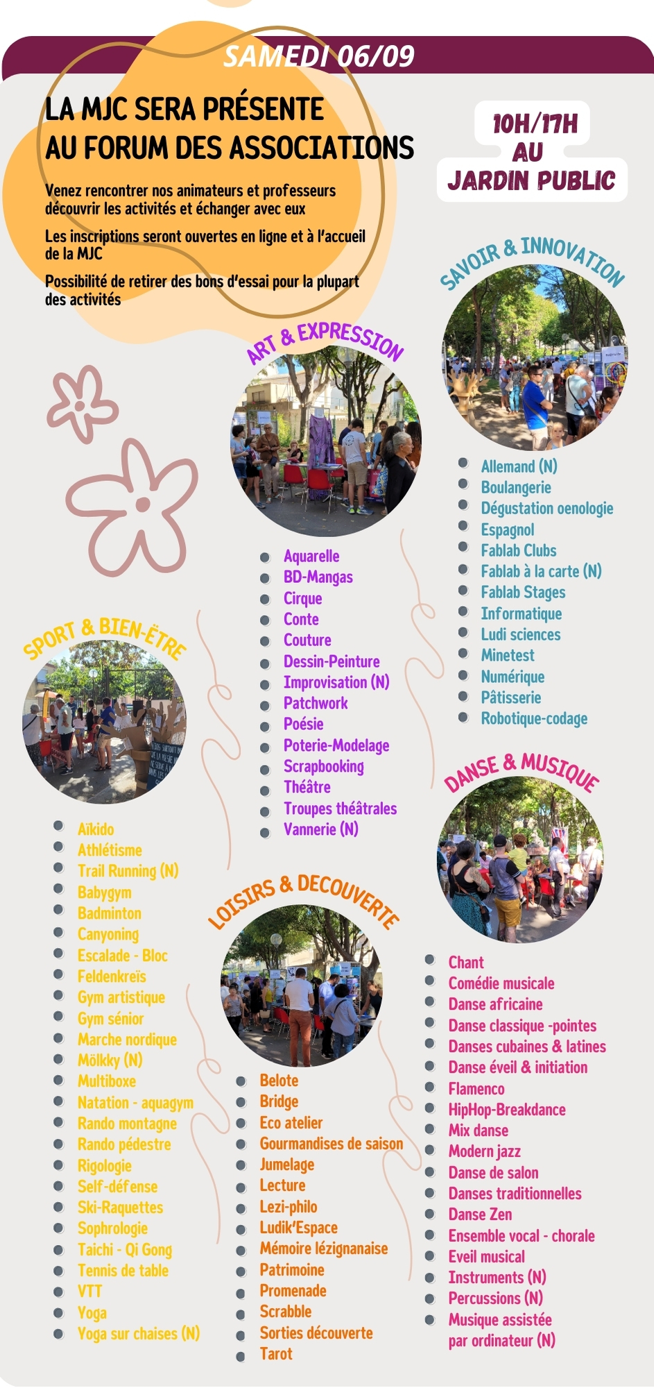 LES RENDEZ-VOUS DE LA MJC | Septembre 2025 LES RENDEZ-VOUS DE LA MJC | Septembre 2025