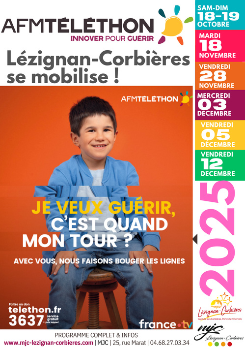 TÉLÉTHON | Lézignan se mobilise !!!!