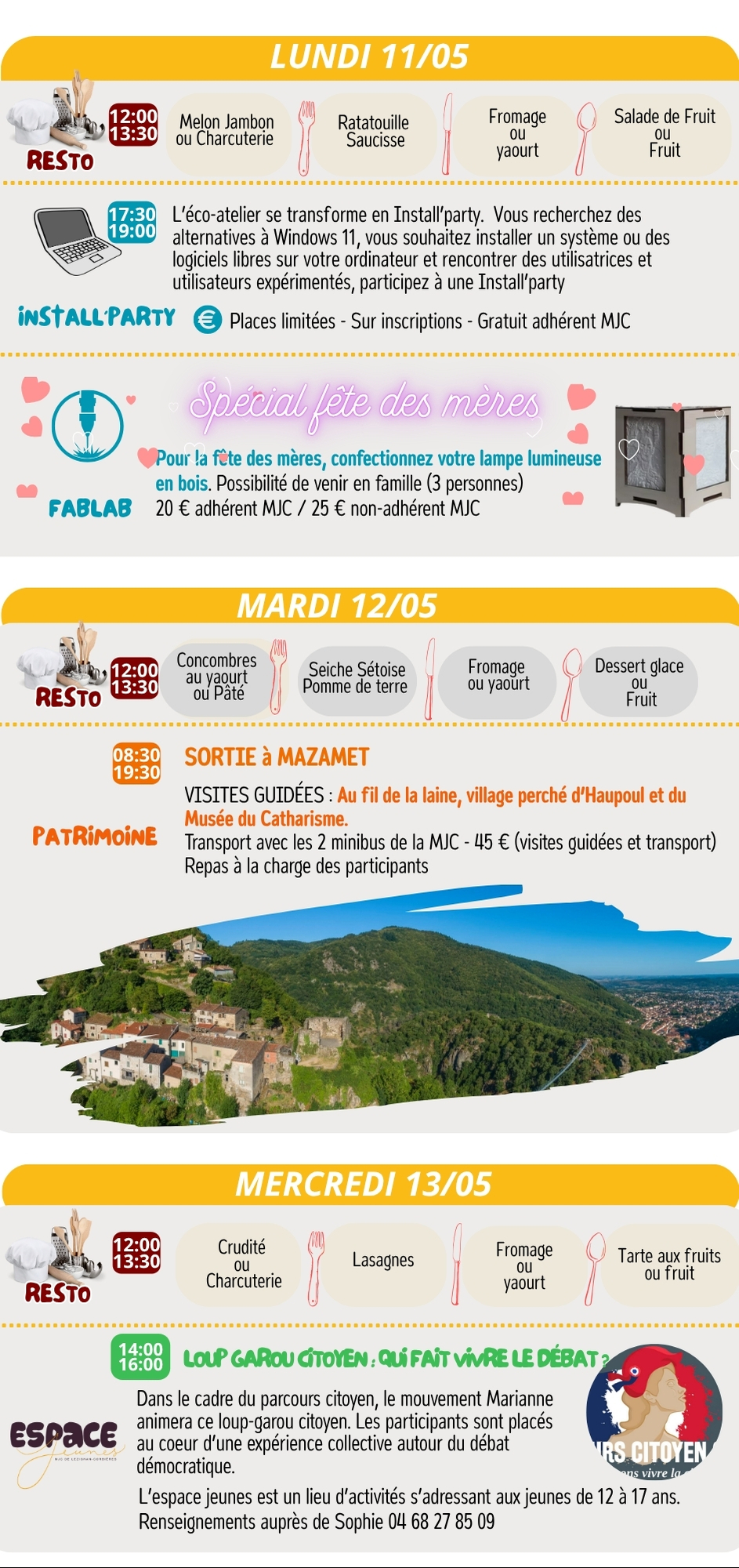 LES RENDEZ-VOUS DE LA MJC | Mai 2026