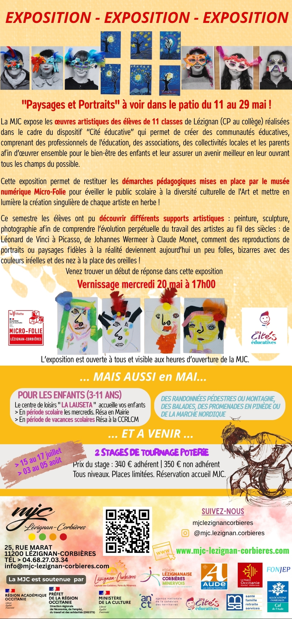 LES RENDEZ-VOUS DE LA MJC | Mai 2026