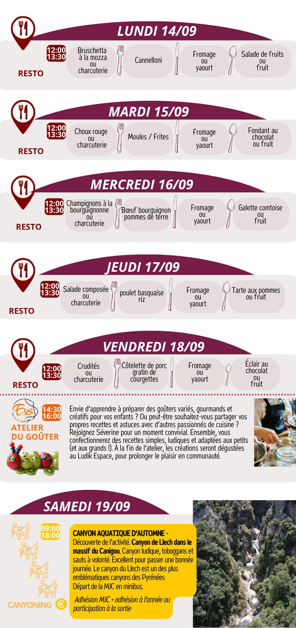 LES RENDEZ-VOUS DE LA MJC | Septembre 2026