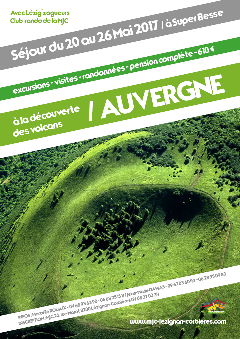 Du 20 au 26 Mai 2017 >> Séjour rando en Auvergne 