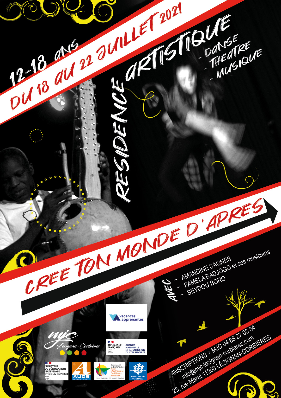Tu as entre 12 et 18 ans ? Viens créer un spectacle du 18 au 22/07 Tu as entre 12 et 18 ans ? Viens créer un spectacle du 18 au 22/07