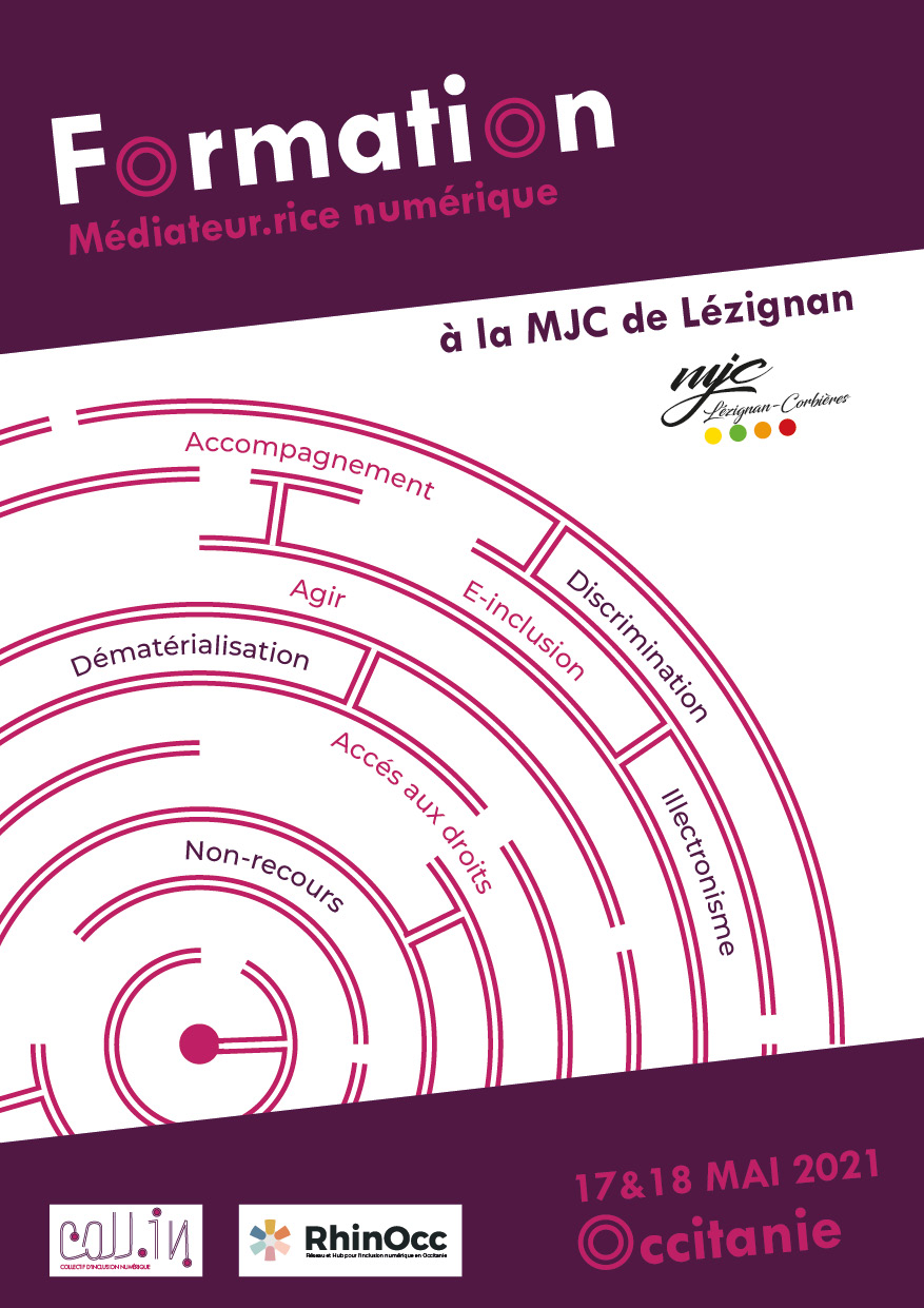 Formations autour de la  médiation numérique, mai et juin 2021