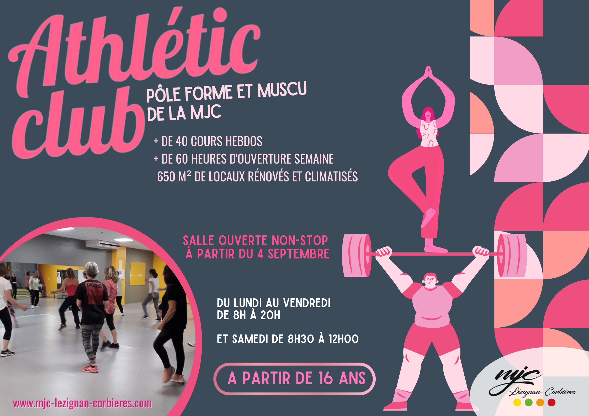 Fitness & musculation à l'Athlétic Club >> saison 2021/2022