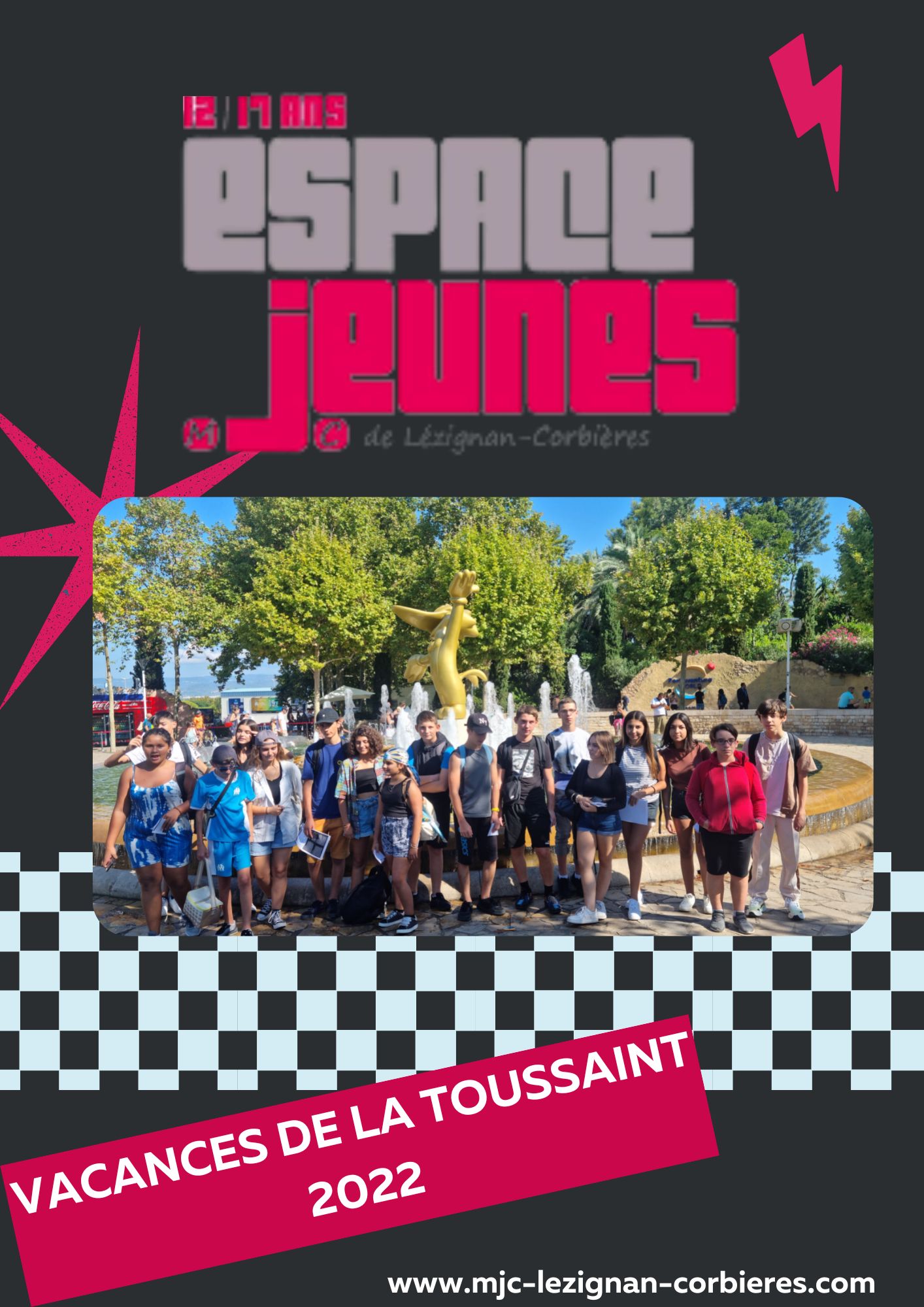 Espace Jeunes 12/17 ans >> programme vacances de Toussaint 2022