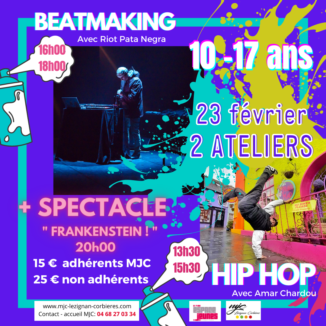 STAGE > Hip Hop et Beatmaking pour le 10-17 ans