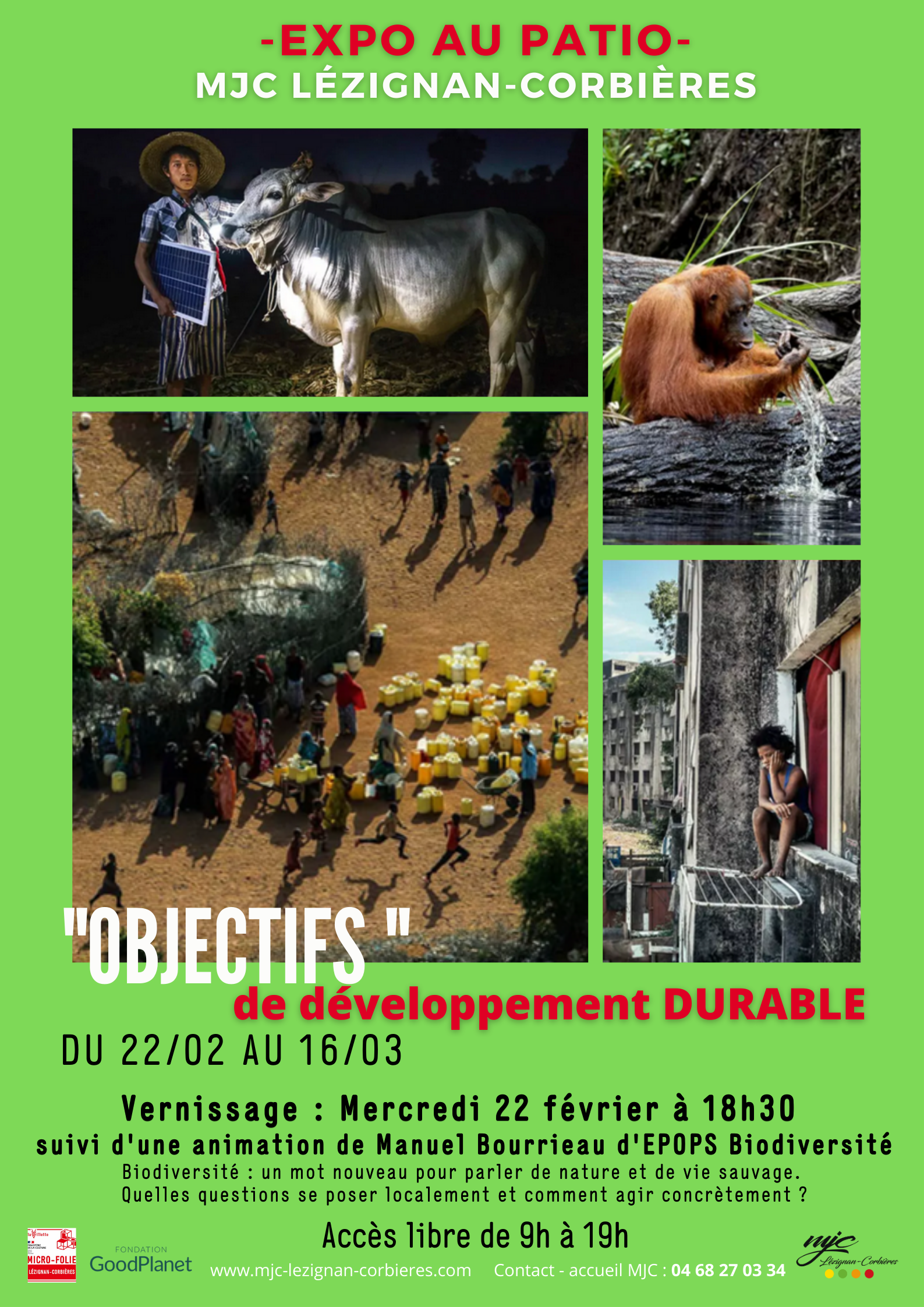 EXPO & ANIMATION "OBJECTIFS" développement durable