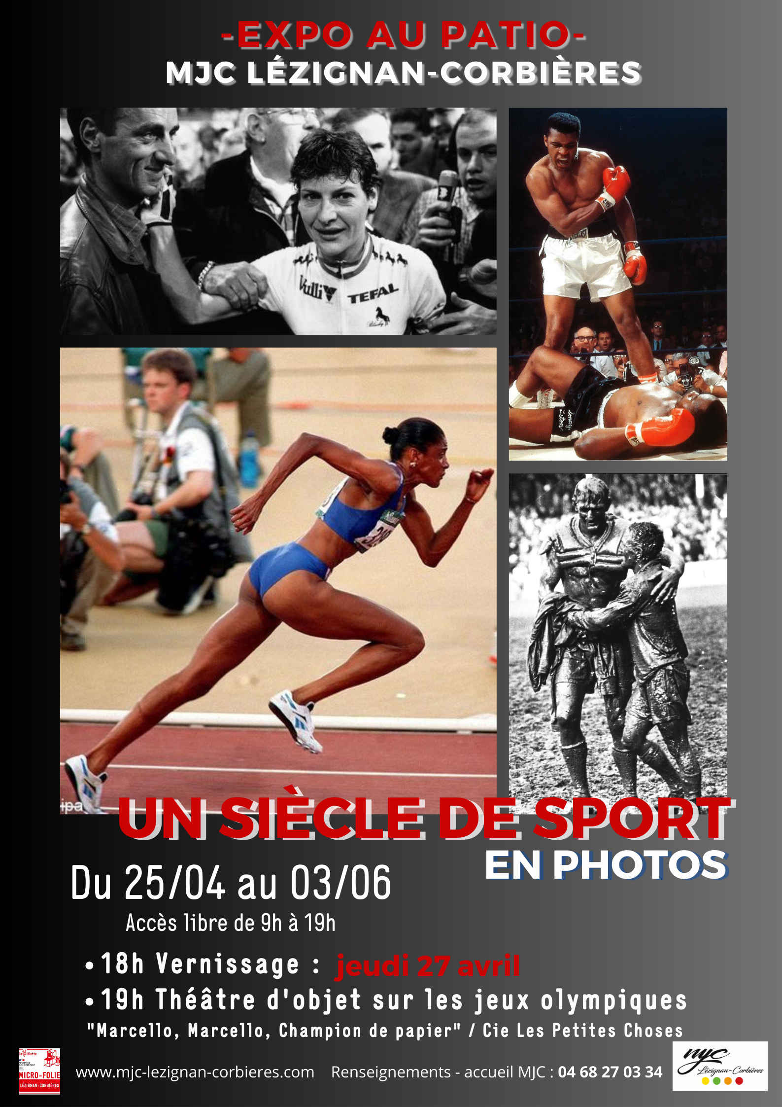 EXPO > "Un siècle de sport en photos"