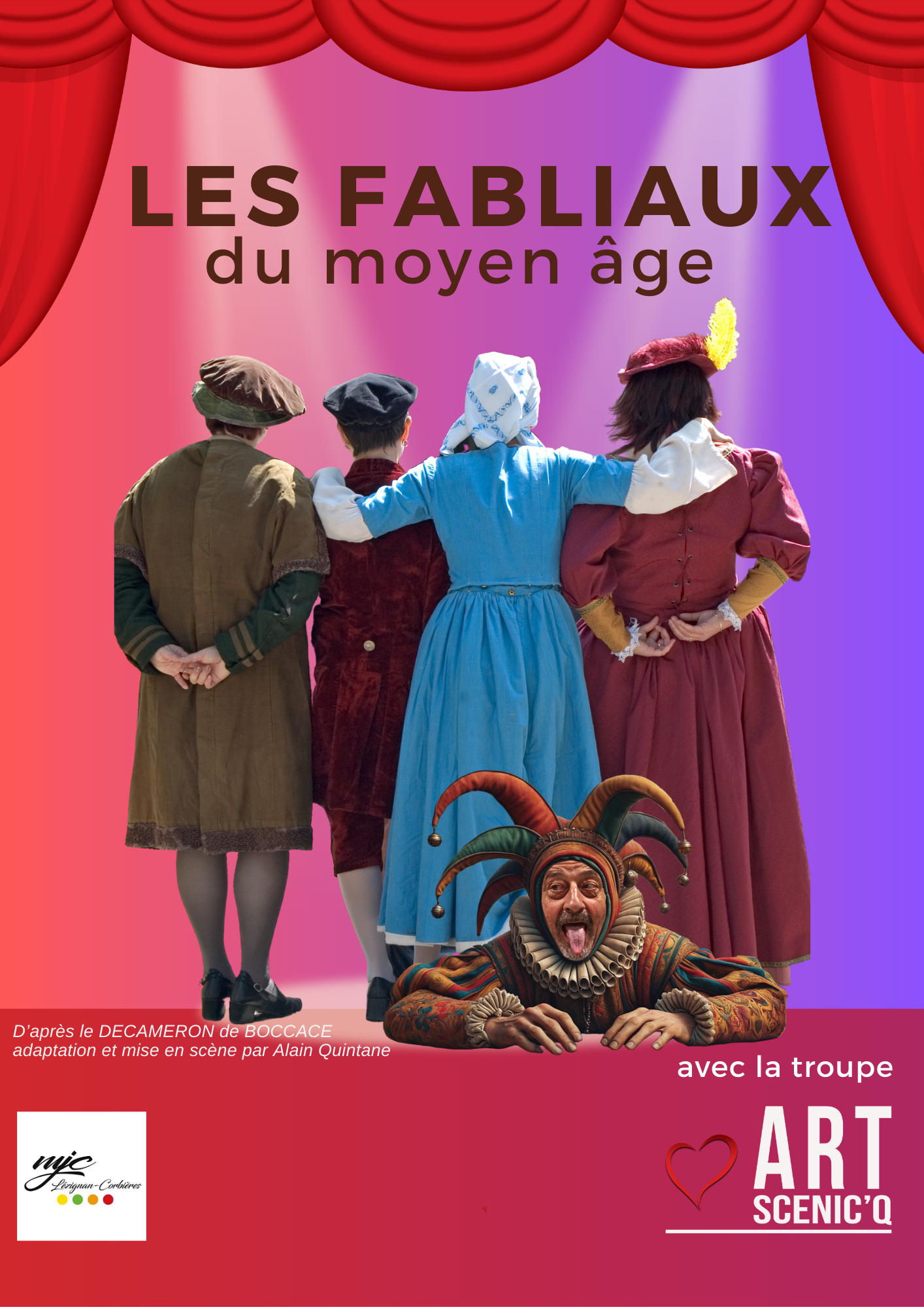 Spectacle LES FABLIAUX & repas médiéval