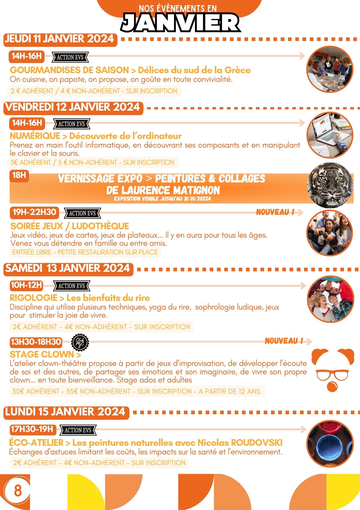 Les Rendez-Vous de la MJC de décembre 23 à février 2024 Les Rendez-Vous de la MJC de décembre 23 à février 2024