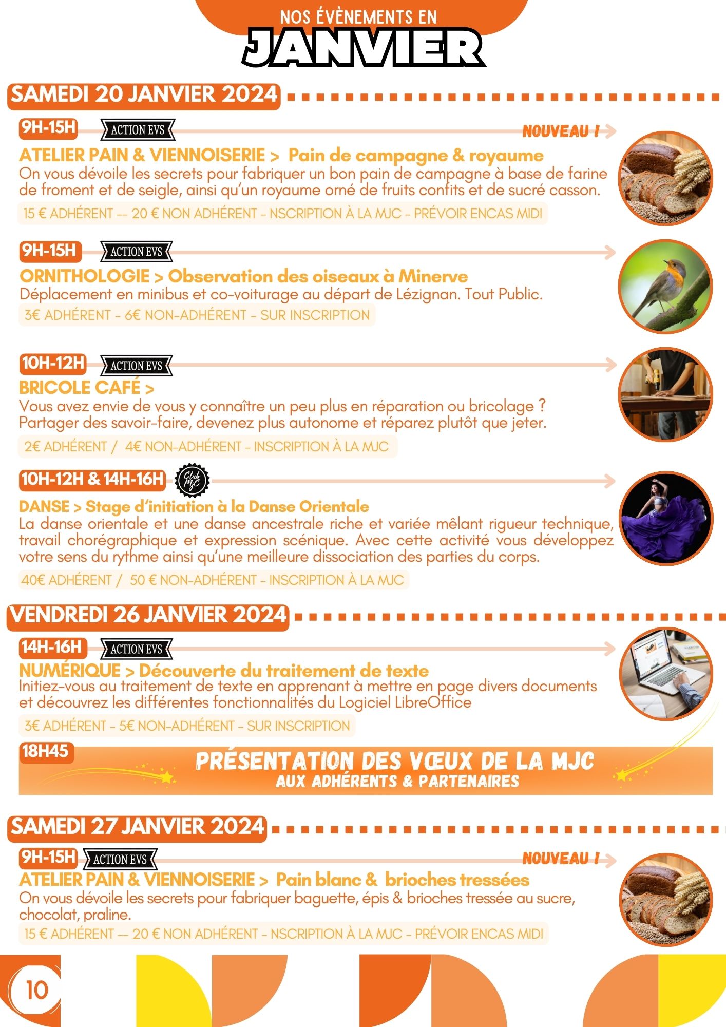 Les Rendez-Vous de la MJC de décembre 23 à février 2024 Les Rendez-Vous de la MJC de décembre 23 à février 2024