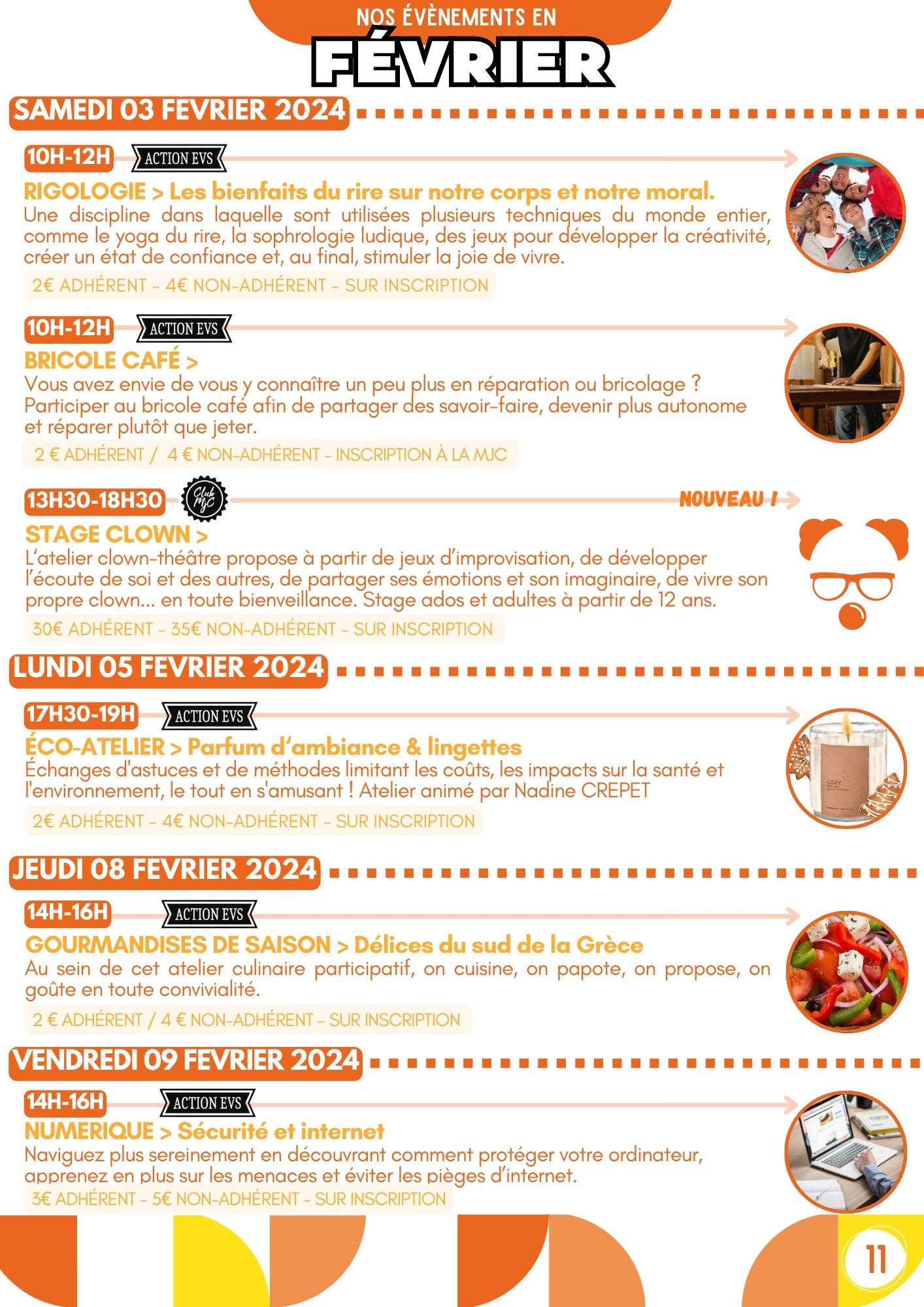 Les Rendez-Vous de la MJC de décembre 23 à février 2024 Les Rendez-Vous de la MJC de décembre 23 à février 2024