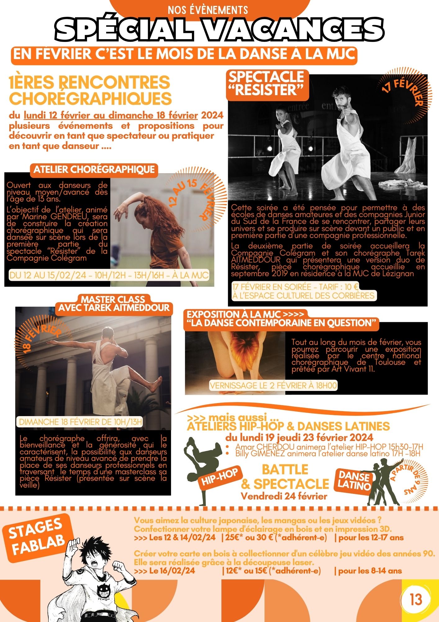 Les Rendez-Vous de la MJC de décembre 23 à février 2024 Les Rendez-Vous de la MJC de décembre 23 à février 2024