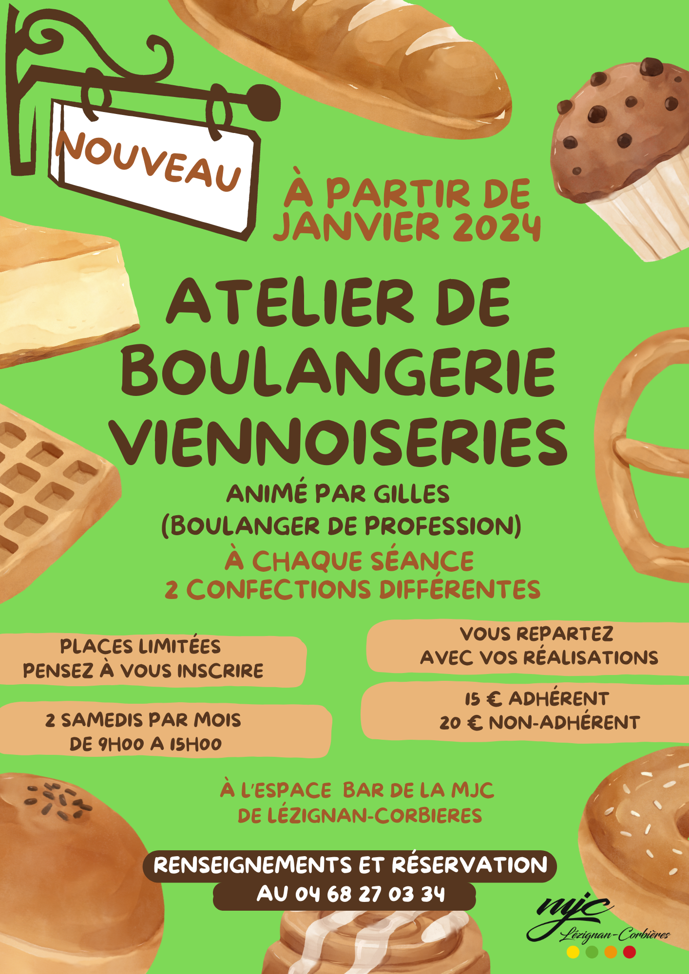 Nouveau - atelier Boulangerie/viennoiseries