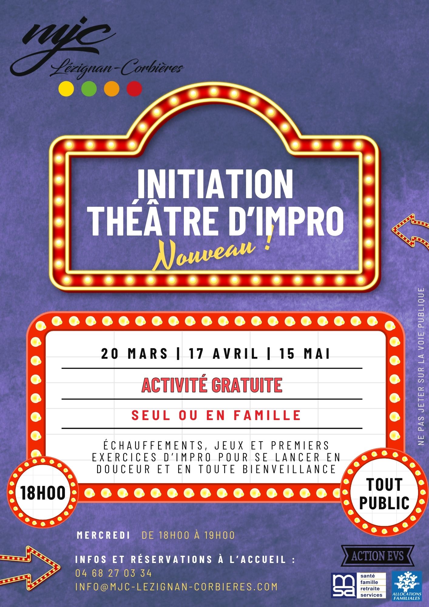 Initiation au Théâtre d'impro