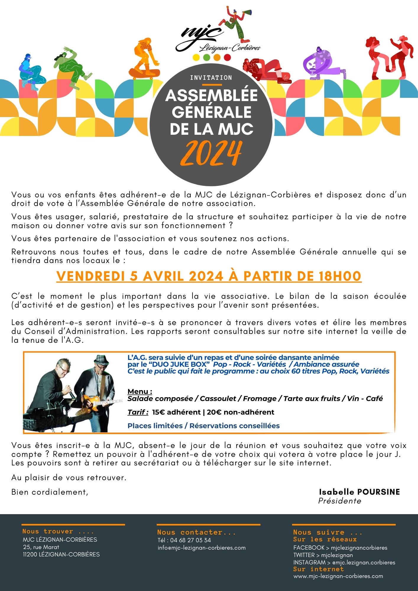 ASSEMBLÉE GÉNÉRALE 2024 ASSEMBLÉE GÉNÉRALE 2024