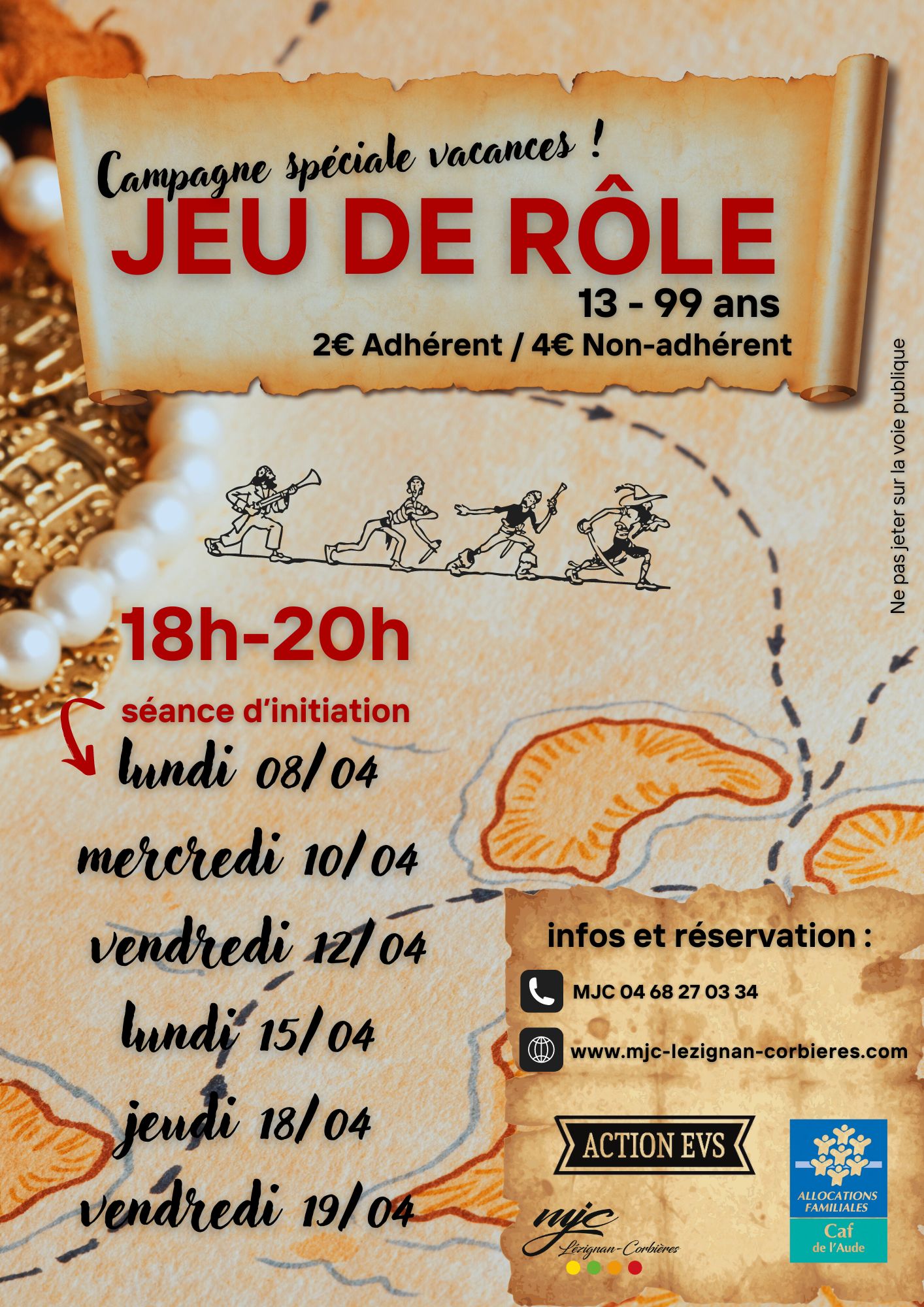 Nouveau, pendant les vacances, initiez vous au jeu de rôle !